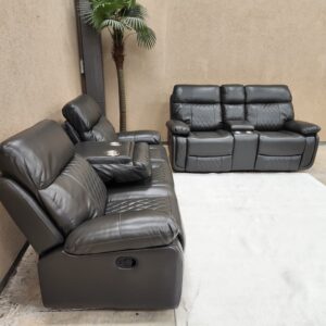 סלון ריקליינר 9531 אפור