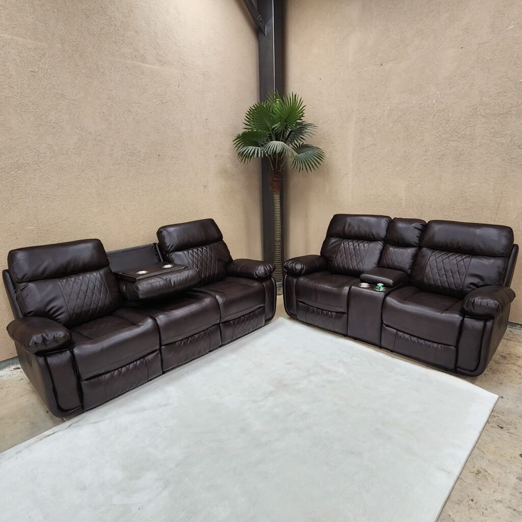 סלון ריקליינר 9531 חום