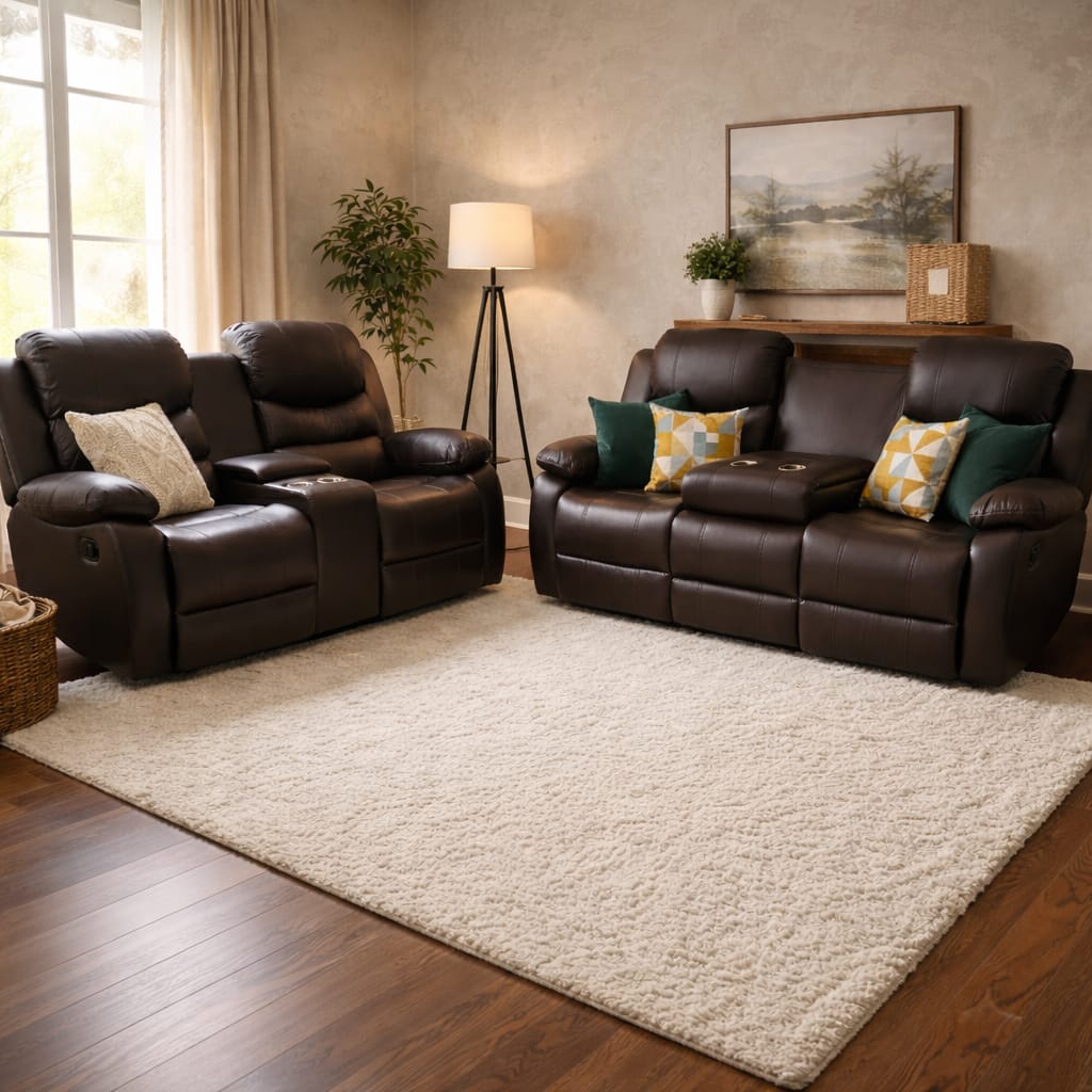 סלון ריקליינרים 3+2 דגם 5173