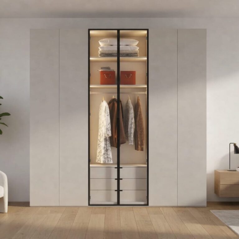 ארון דגם סלוט 6 דלתות