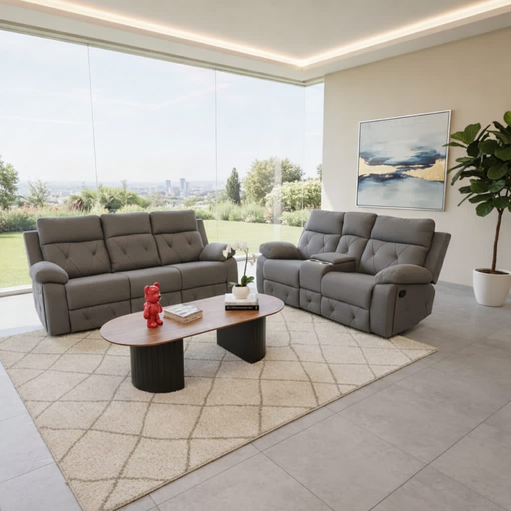 סלון ריקליינר 3+2 דגם L3119