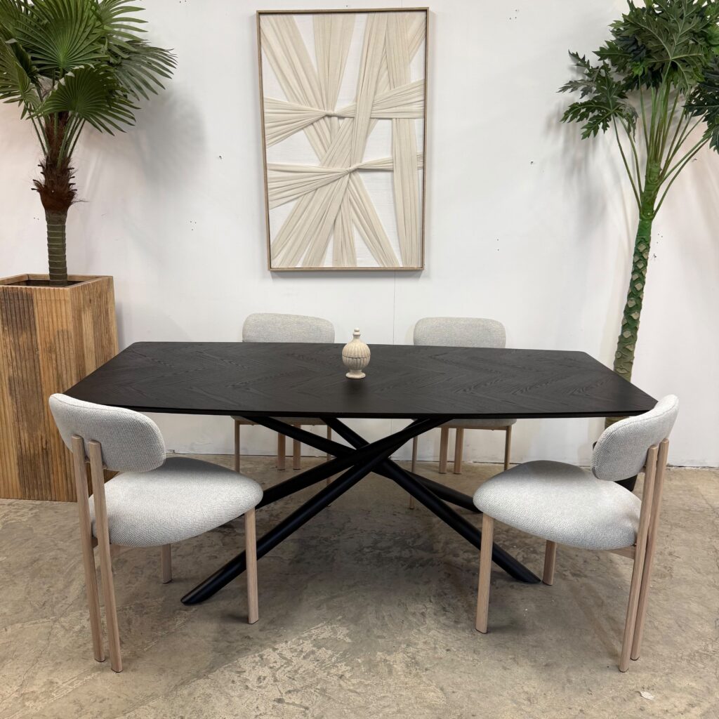 שולחן אוכל פישבון — 03-black-set-full